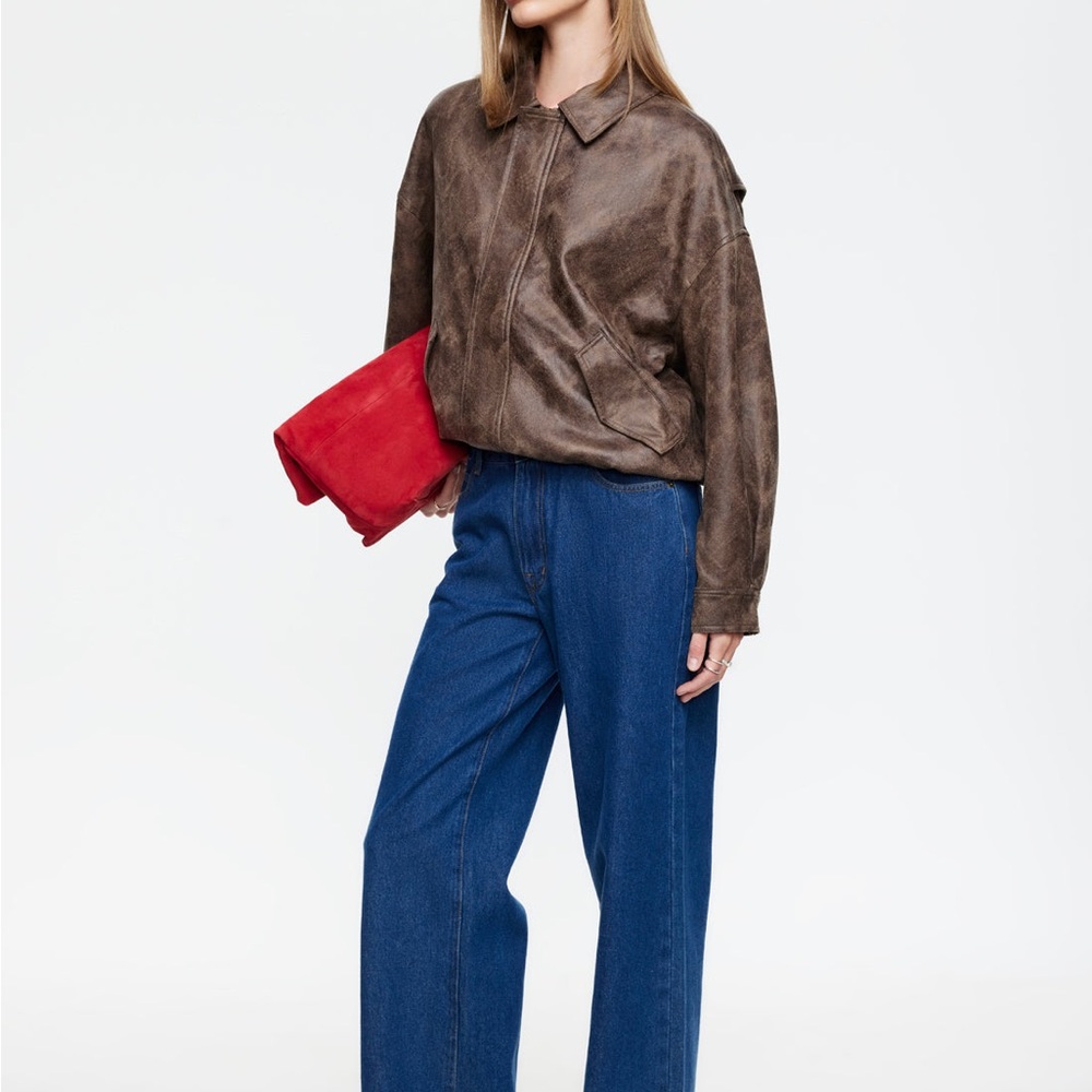 Lioness Brown Bomber Jacket; KENNY BOMBER